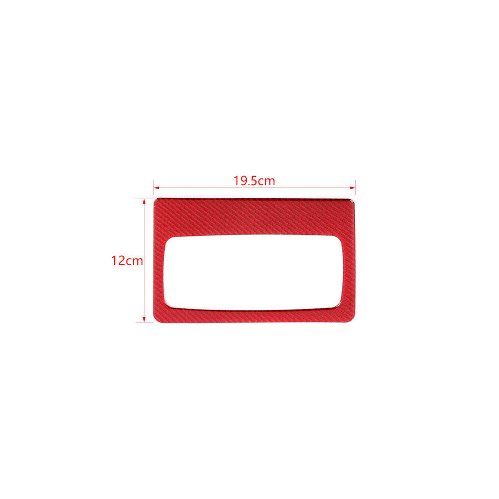 Red Carbon Fiber Rear Air Vent Outlet Panel Cover Fit For Toyot@ 4Runner 2010-23