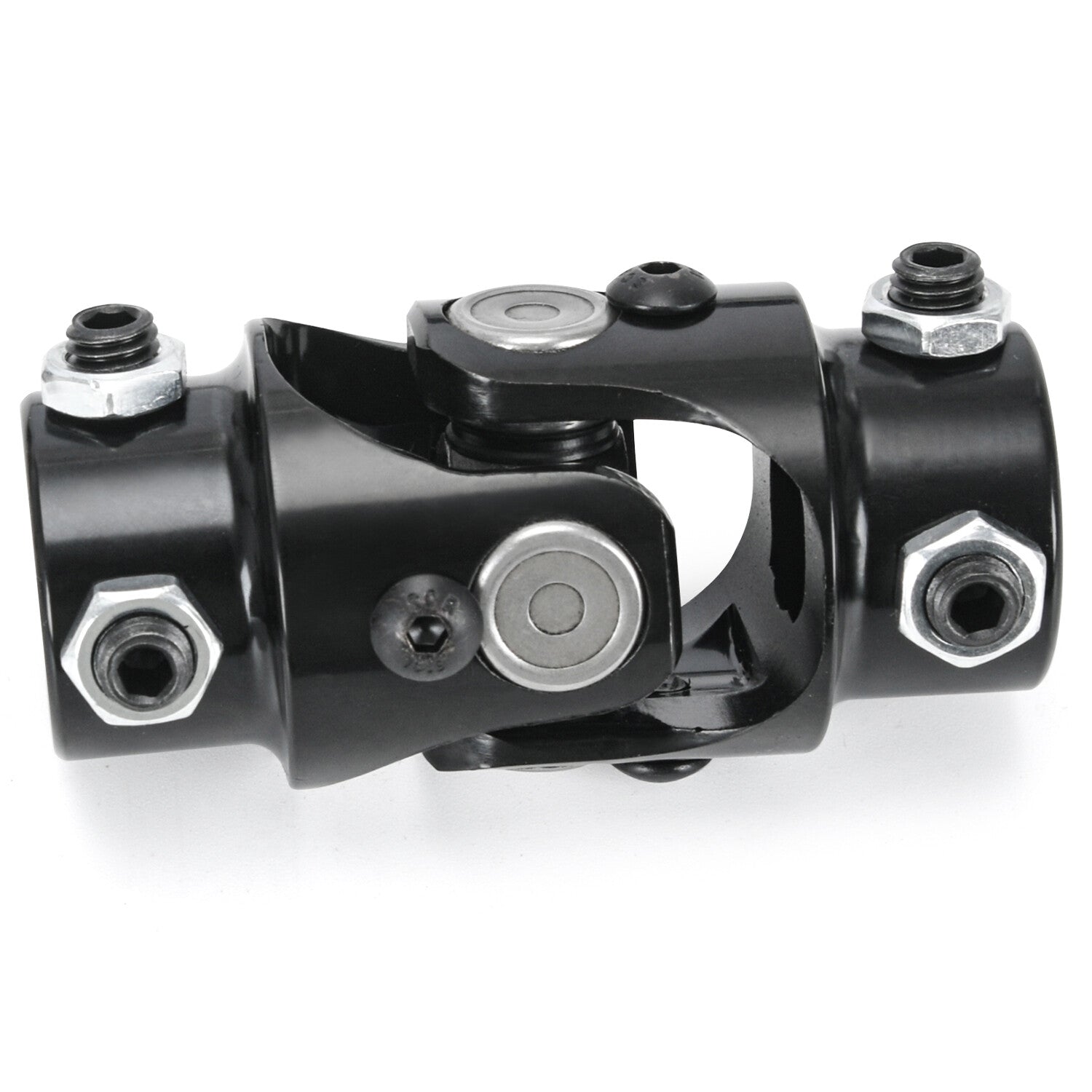 Steering Box Black U Joint 36 Steel Steering Shaft + 3/4 Support Bearing GM