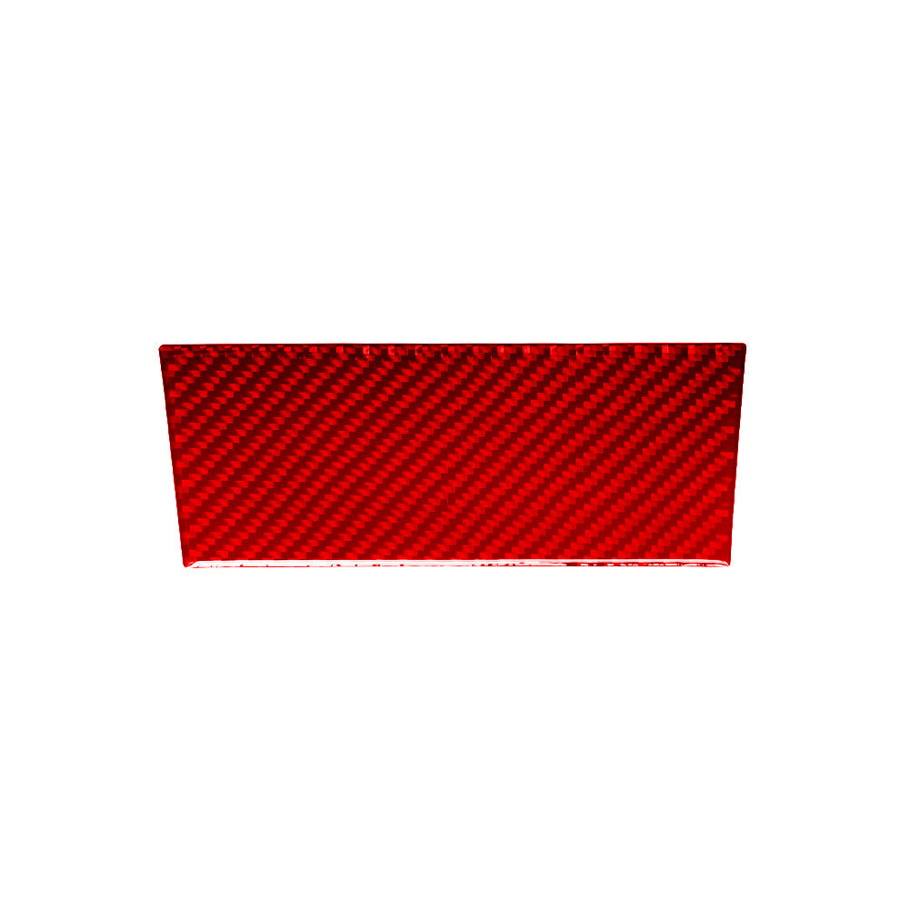 Red Carbon Fiber Below Center Armrest Cover Trim for Jeep for Wrangler 2007-2010
