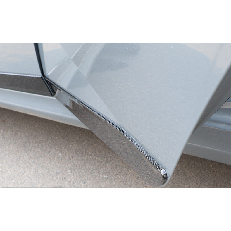 for Hyundai for Elantra 2021-23 Carbon Fiber Side Door Body Guard Molding Cover Trim