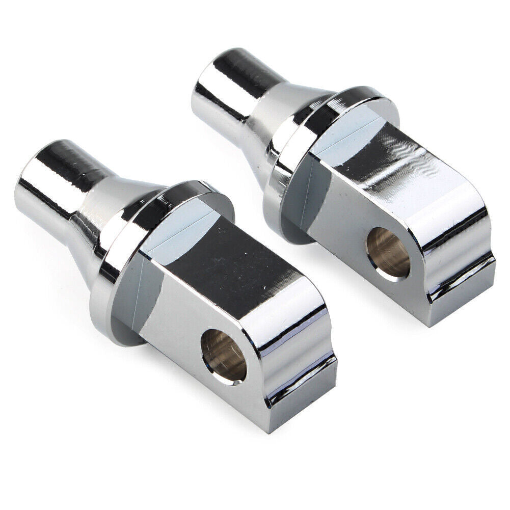 Front/Rear Tapered Foot Peg Adapters for Yamaha for Honda VTX for Suzuki Chrome