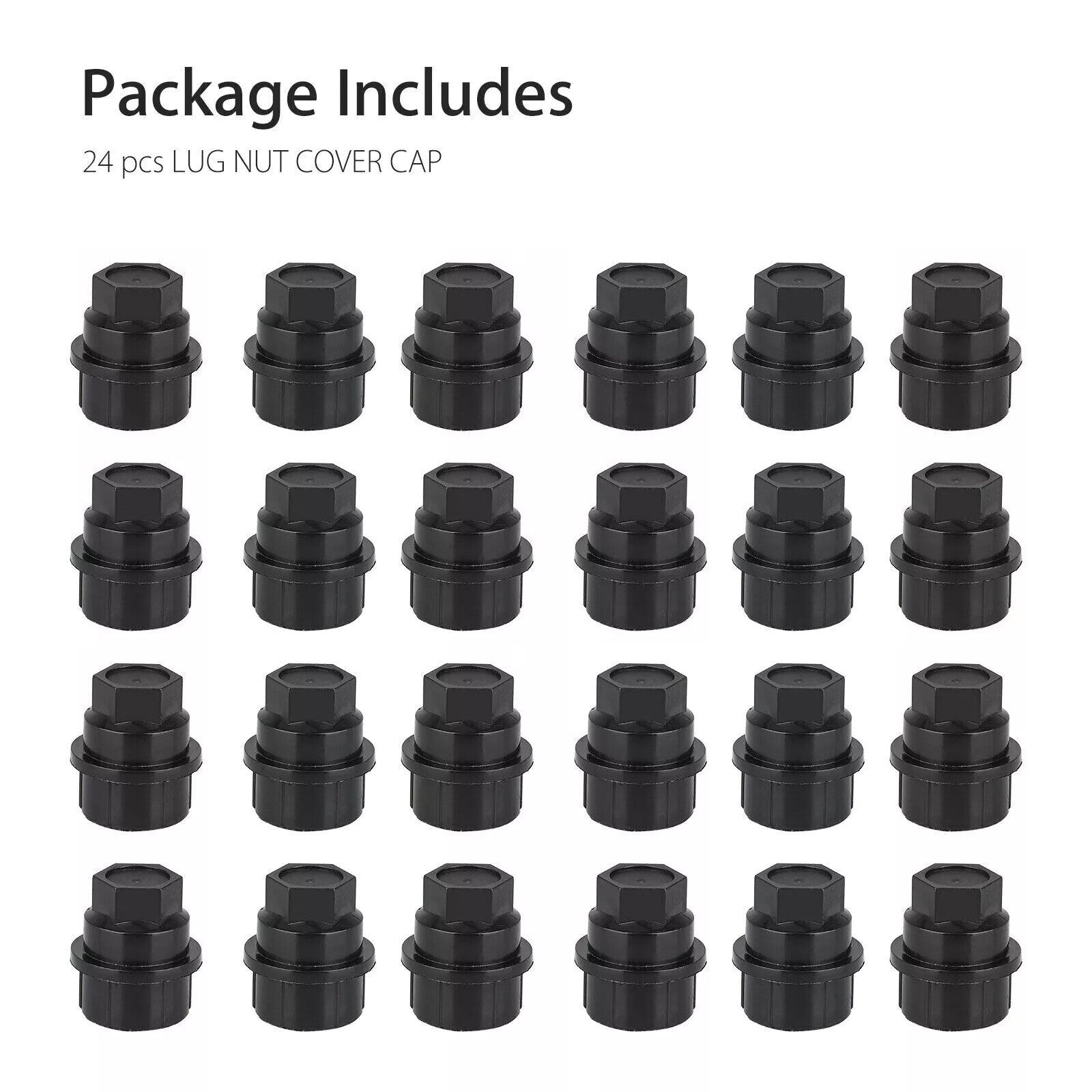 24Pcs Lug Nut Cover Cap Replace Parts for Chevrolet for GMC For Cadilac 15646250
