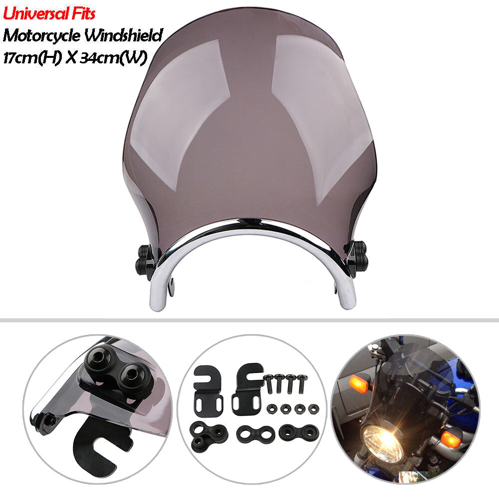 Round motorcycle windshield, headlight fairing, suitable for Honda , for Yamaha , and for Suzuki