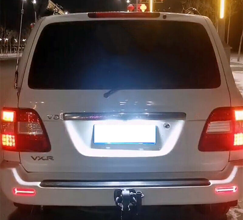 for LEXUS LX470 1998 1999 2000-2007 LED Car Rear Bumper Lamp Light Reflective 2X