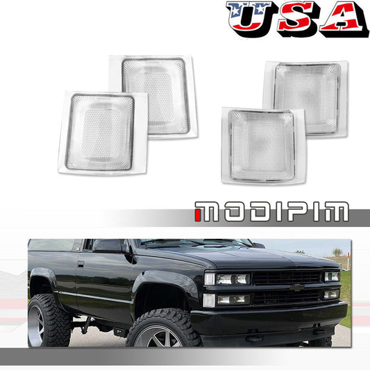 Front left and right lower side marking kit for 94-00 for Chevrolet and GimChill C/K pickup trucks.