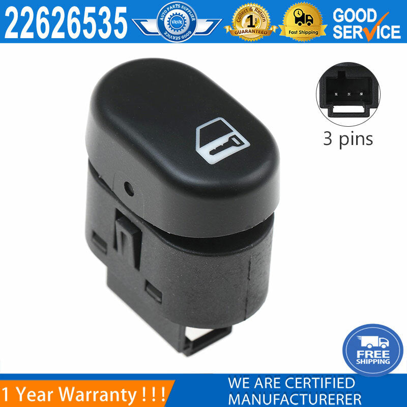 Power Door Lock Switch for 2004-2008 for Chevy Malibu Front Left Right 22626535