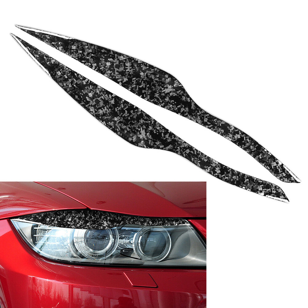 Headlight Eyebrow Eyelid Cover for BMW 3 Series E90 E91 2005-2012