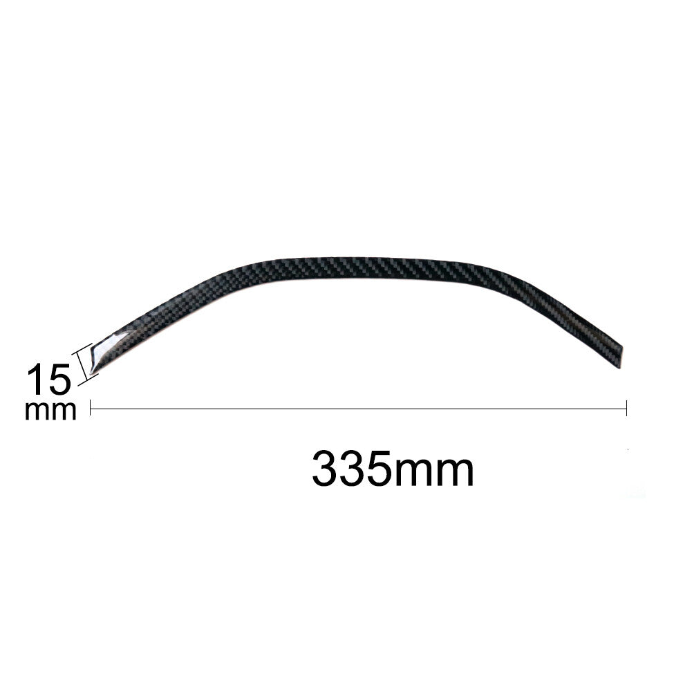 Carbon Fiber Speedmeter Below Frame Trim Cover for Honda for Civic Coupe 2013-2015