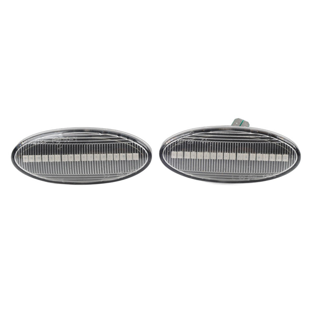 Dynamic Clear LED Side Marker Turn Signal Light Fit for Nissan Qashqai Juke X-trail