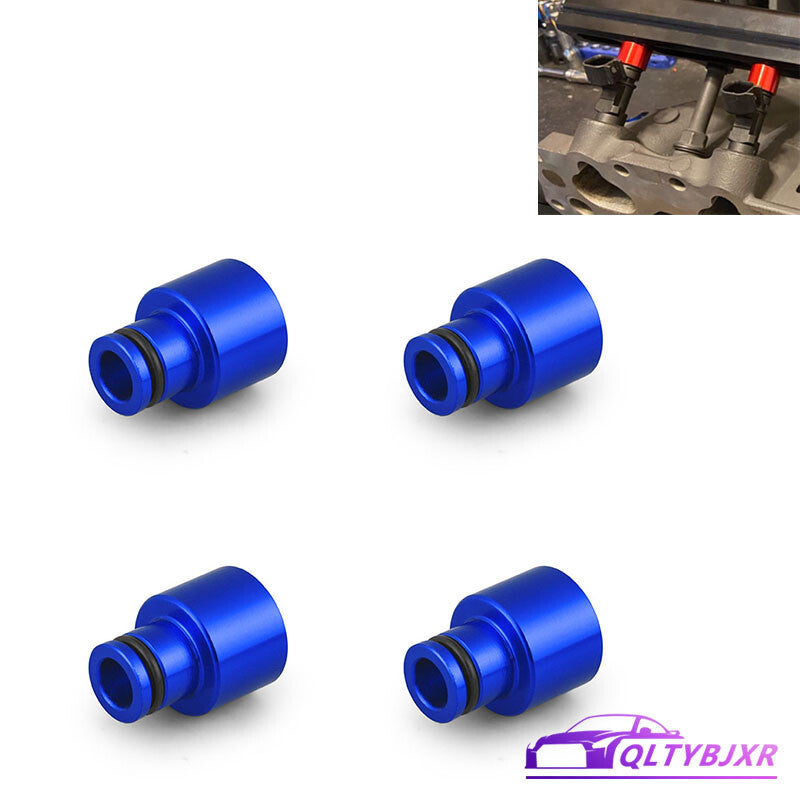 Fuel Injector Top Hat Adapters for Honda for Civic for Acura for RDX B16 B18 D16 Engine Blue