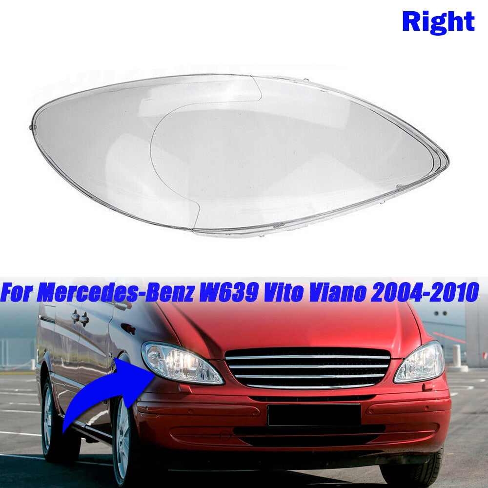 Suitable for Mercedes-Benz headlight lens cover right side W639 Vito Viano 04-10