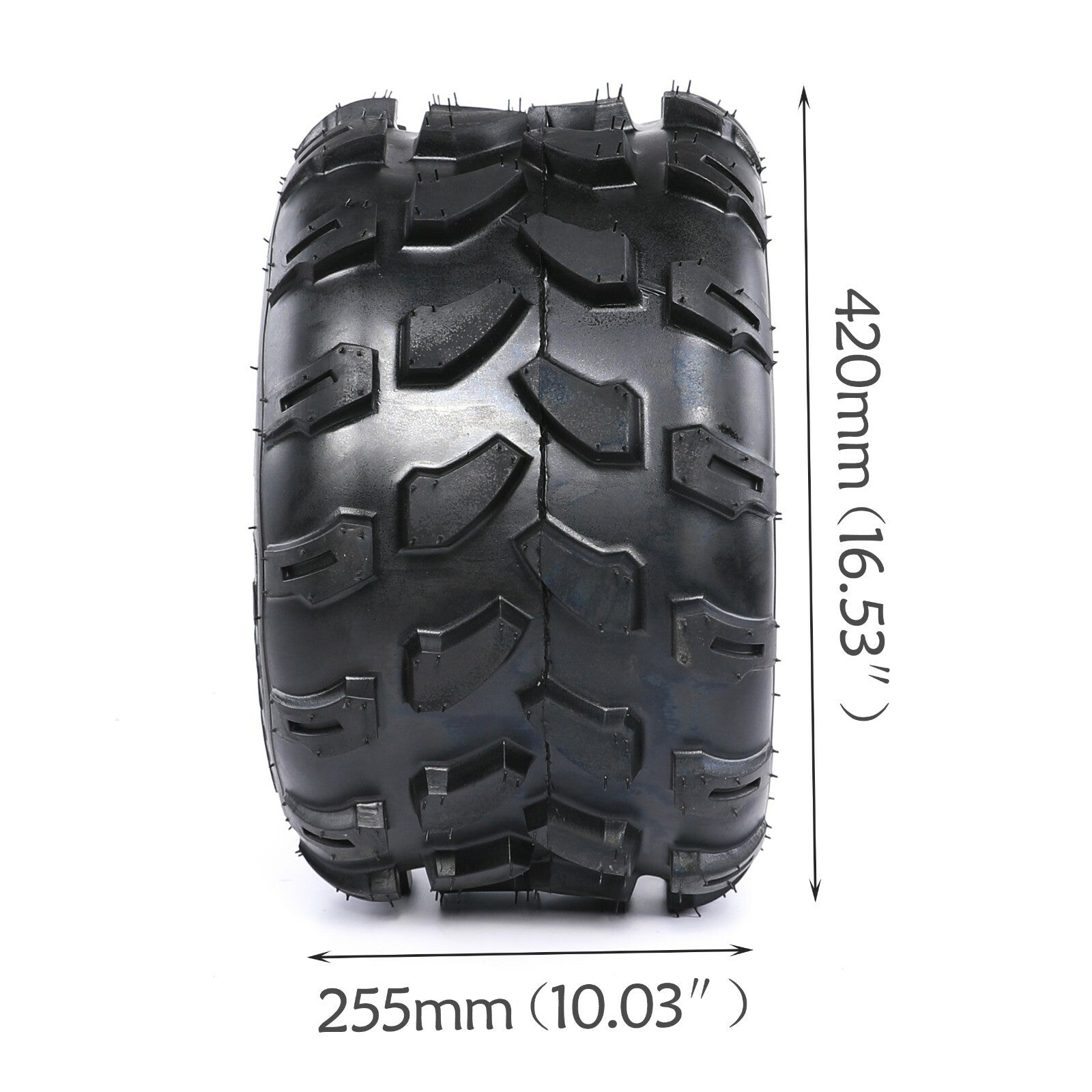 4-piece set of 19x7x8, 19x7-8, 18x9.5-8, and 18x9.50-8 all-terrain tires suitable for Suzuki LT80 4WD vehicles.