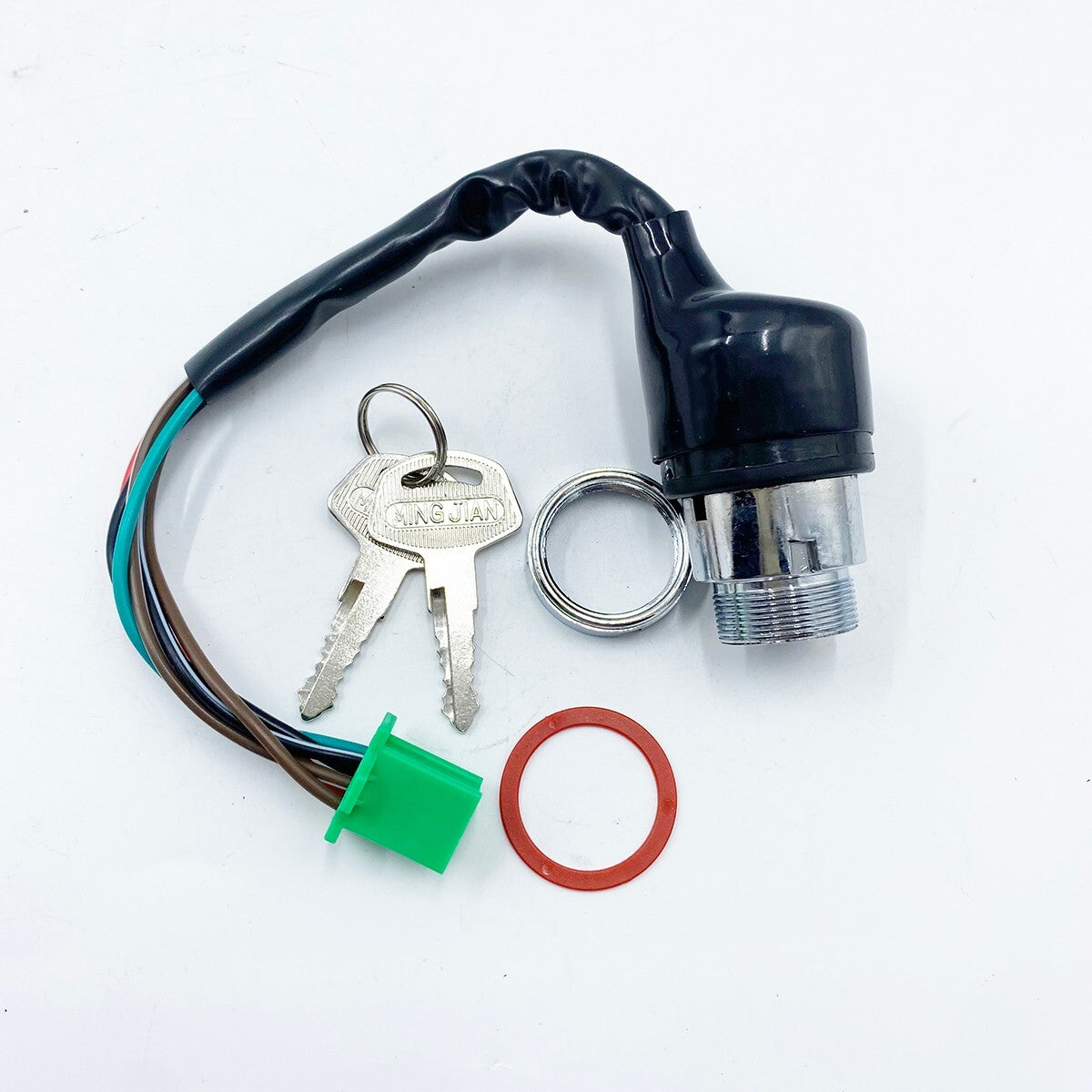 Motorcycle Ignition Key Switch 6 Wire 6 Pin W/ Keys Set for 50CC-125cc Dirt Bike