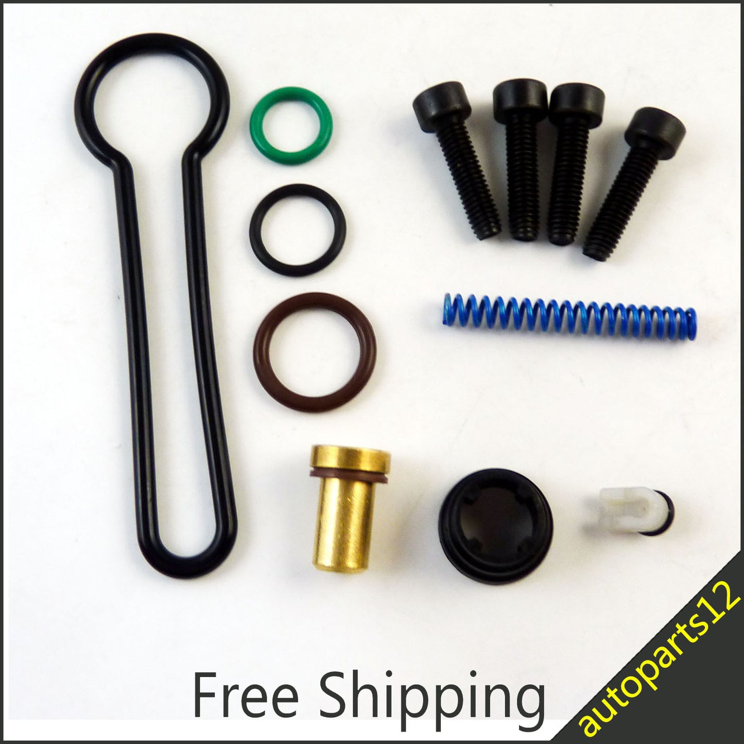 New kit with spring-loaded fuel pressure regulator, Super Duty 6.0L, suitable for Ford 3C3Z9T517AE.