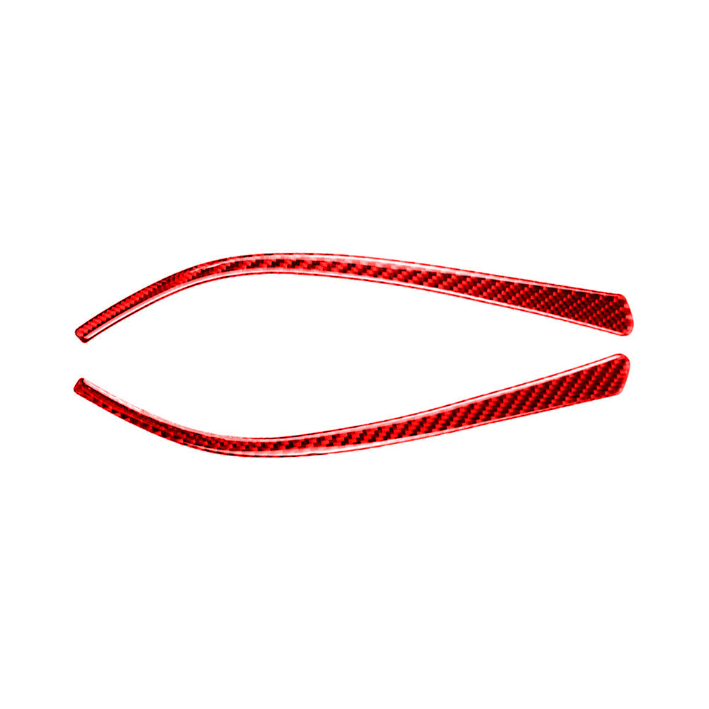 Red Carbon Fiber Rearview Mirror Anti-collision Trim Cover for BMW F30 2013-2019