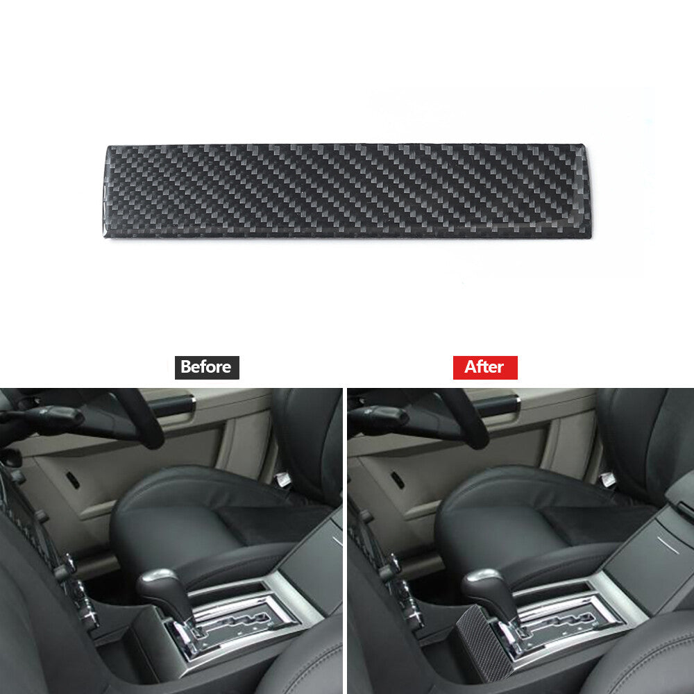 Carbon Fiber Shifter Control Accent Cover Trim Decor for Chrysler 300 2005-2007
