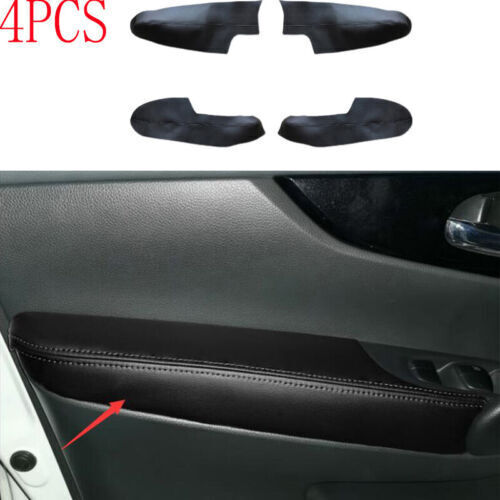 Fit for Nissan Rogue 2014-2020 Black Interior Door Panels Armrest Leather 1pcs