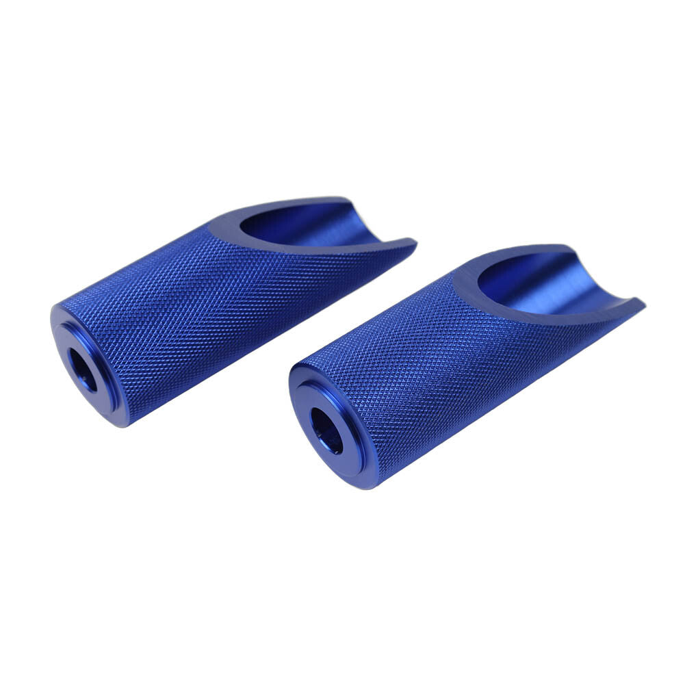 Blue Motorcycle Footpegs Foot Pedal Pegs for Honda Ruckus Zoomer