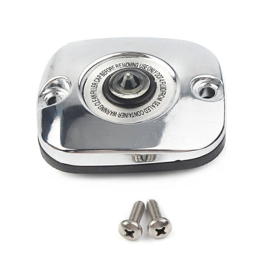 Front Brake Master Cylinder Cover for Harley Big Twin VRSC Sportster 883 Silver