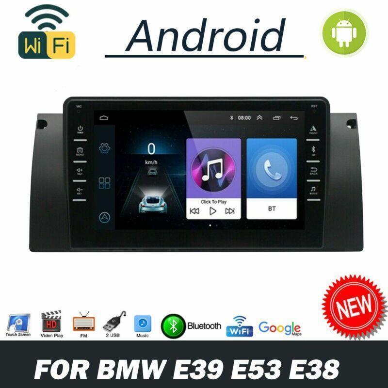 Auto 8 bluetooth GPS Wifi Android 9.1 Stereo Radio Player for BMW E39 E53 E38