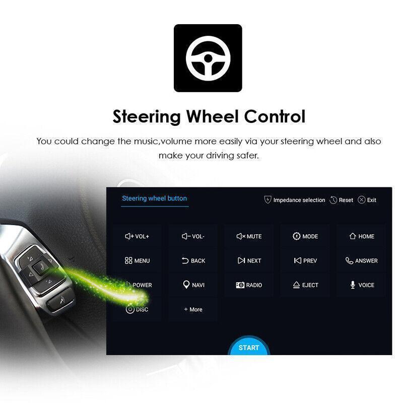 10.1 Single Din Android 10.0 WIFI Car Radio GPS Navigation 360¡ã Rotation Screen