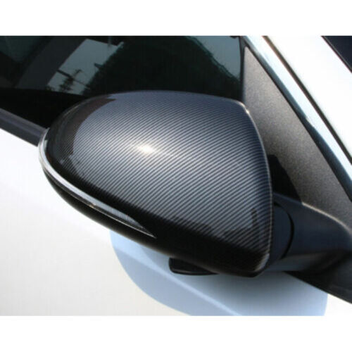 2X for Kia Optima 2016-2020 Carbon Fiber Rear View Side Mirror Cover Cap Replace