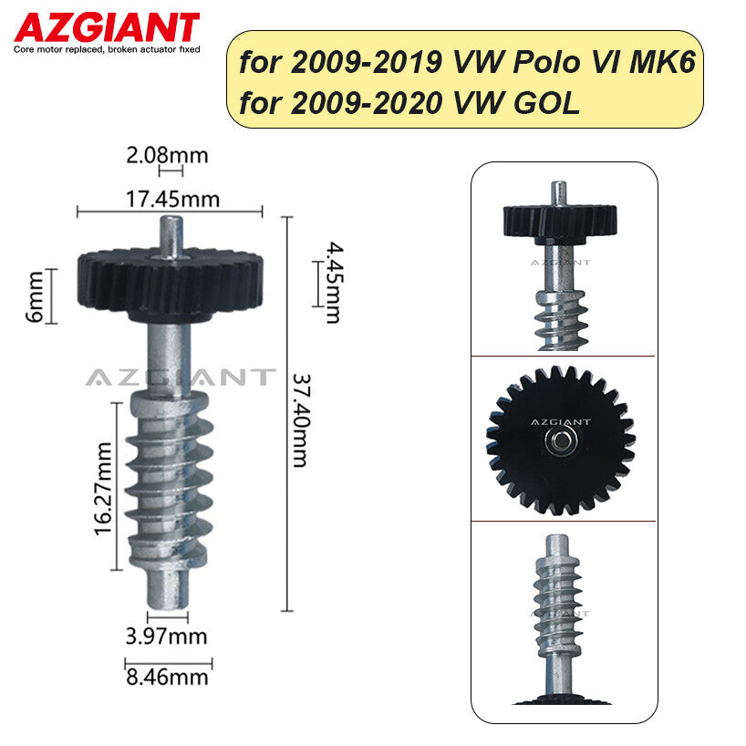 Side View Mirrore Folding Motor Gear for Volkswagen GOL 2009-2020 / Polo VI MK6 2009-2019