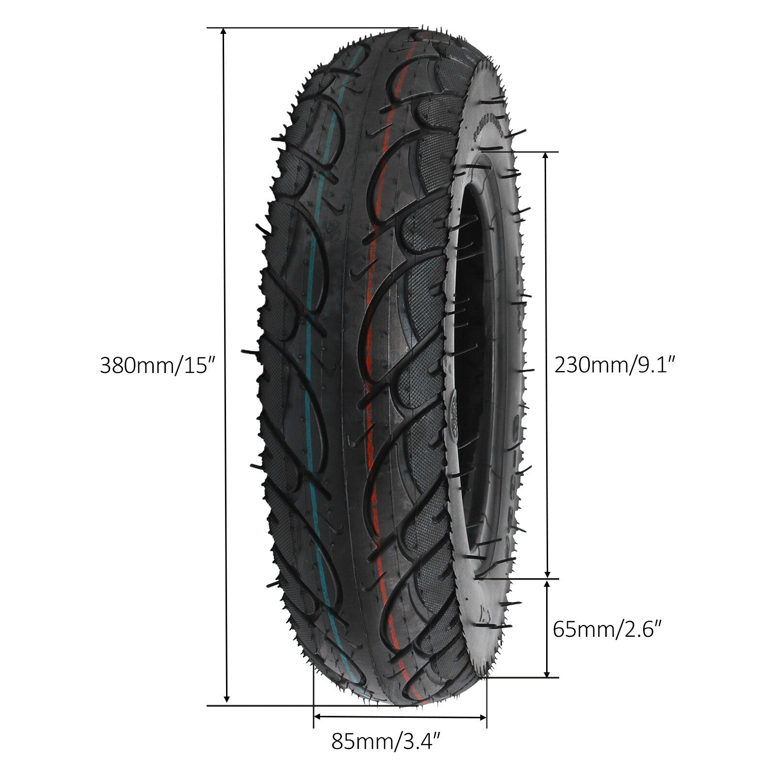 2-pack 3.50-8 tire tubing for Honda Trail Z50 for Mini Dirt Pit Bike E Bike Unicycle