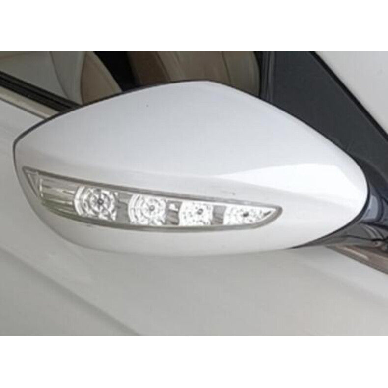 for Hyundai Sonata 2011-2014 Pearl White Door Rearview Mirror Cover cap Replace