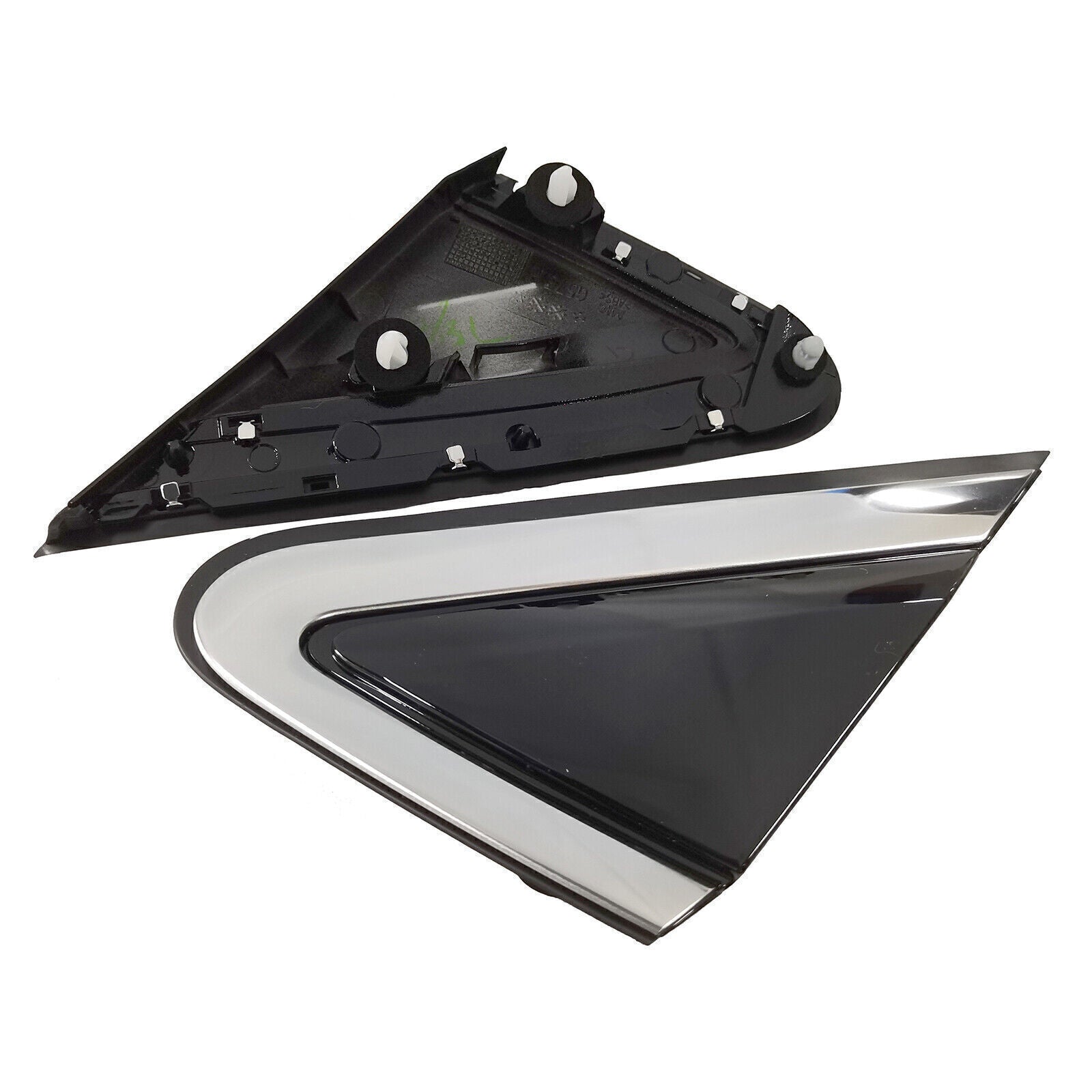 2x For 2015-2018 for Nissan Murano Front Fender Mirror Molding Triangle Corner Trim