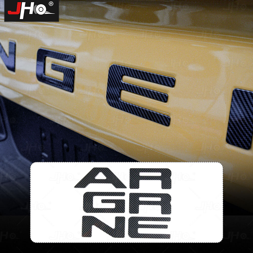 Carbon Fiber Style Tailgate Insert Letters Decal Vinyl Stickers for Ford RANGER