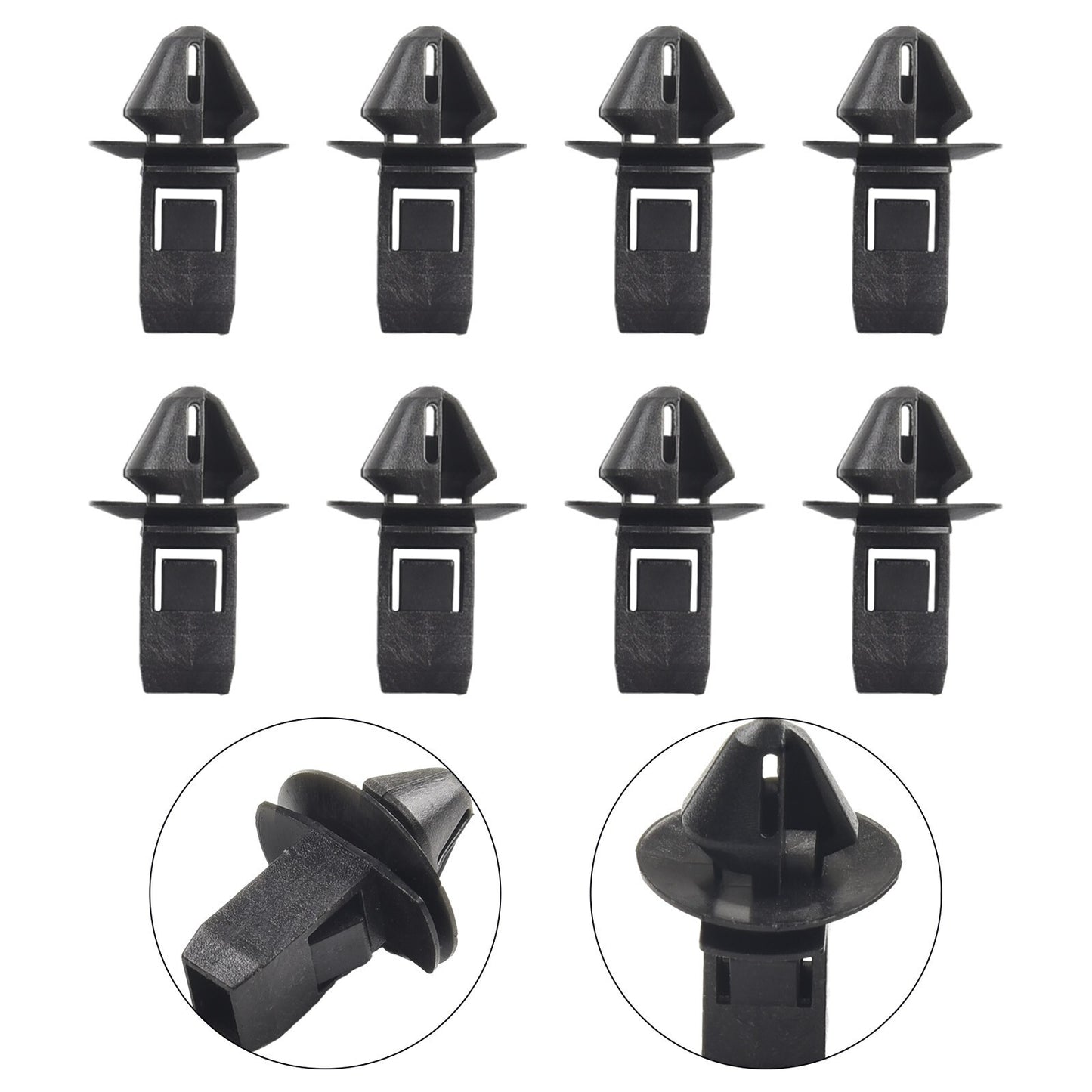 8PCS Grille Moulding Clips Fit 2013-2020 for Ram 1500 2500 3500 4500 5500,Black