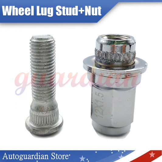 Wheel Lug Stud Hub+Nut for Toyota 4Runner for Avalon for Camry for Corolla for Lexus GS430 GX460