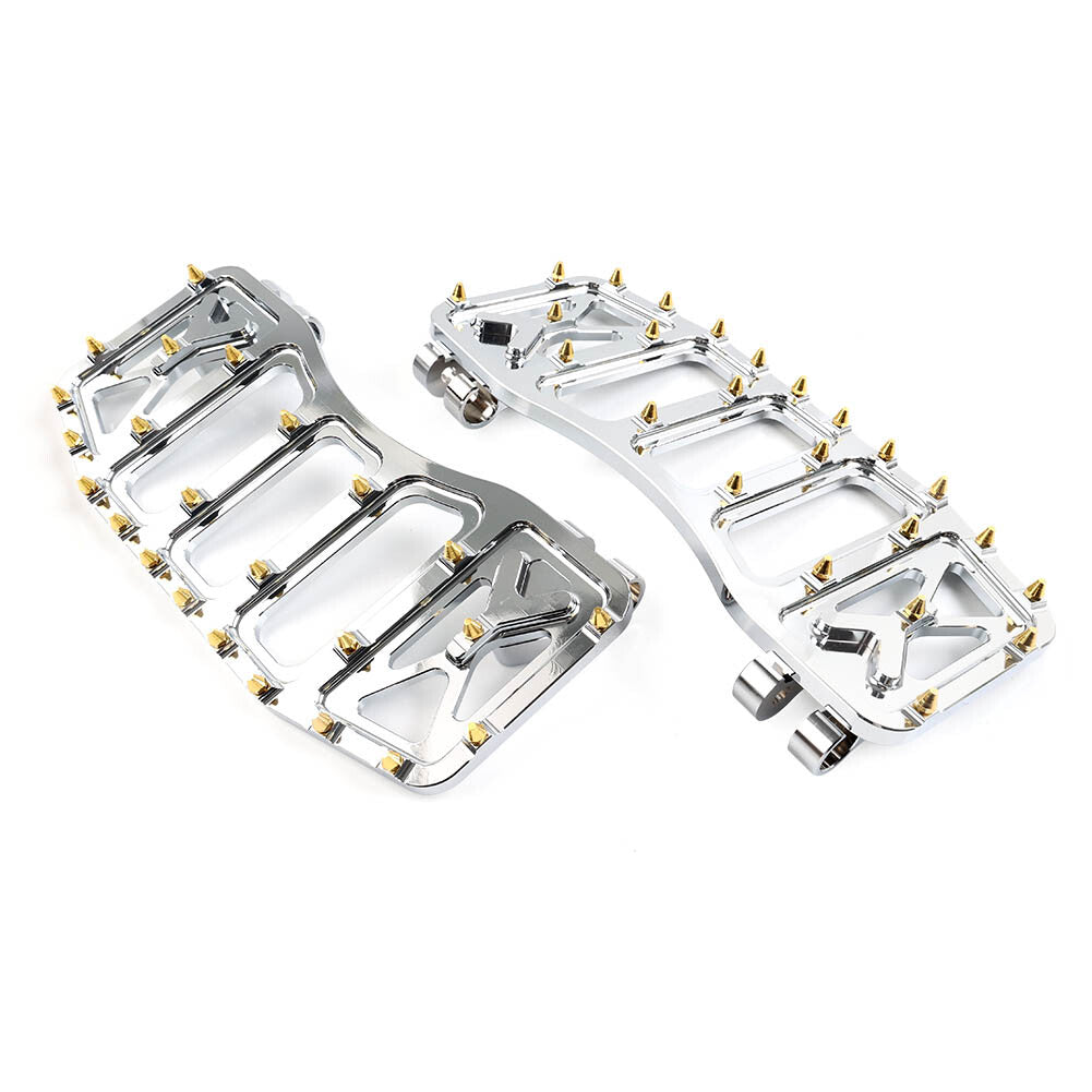 Foot Pegs Floorboards Pedal CNC for Harley Softail Touring Road Glide Trike Dyna
