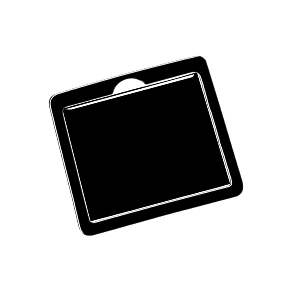 2Pcs Piano Black Rear Drain Cup Frame Cover Trim for Infiniti G37 2010-2013