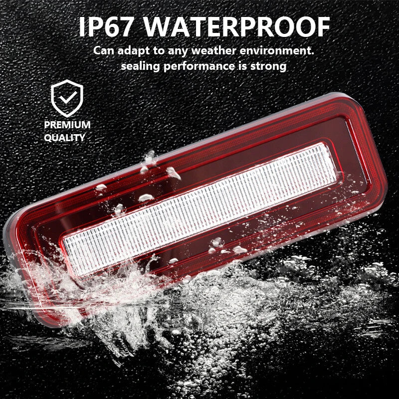 Two-piece rear turn signal reverse lights compatible with for Land Rover for Defender 2020-2023 reverse lights.