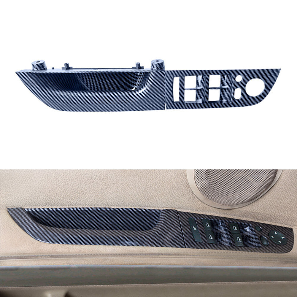 Fensterheber Schalterabdeckung f¨¹r for BMW 3er E90 2005-2012 Auto Kohlefaser