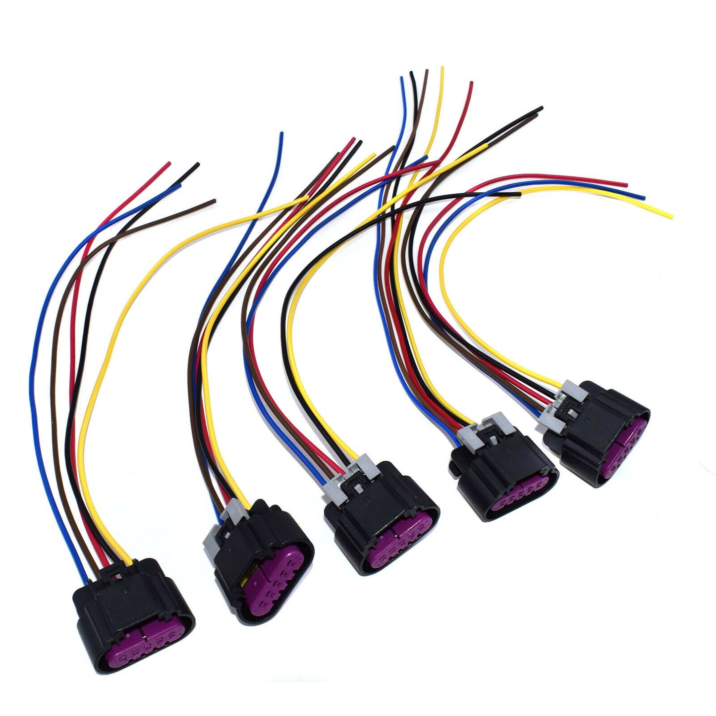 5Pcs MAF Sensor Wiring Connector Pigtail For GM Mass Air Flow PT2239 19151493