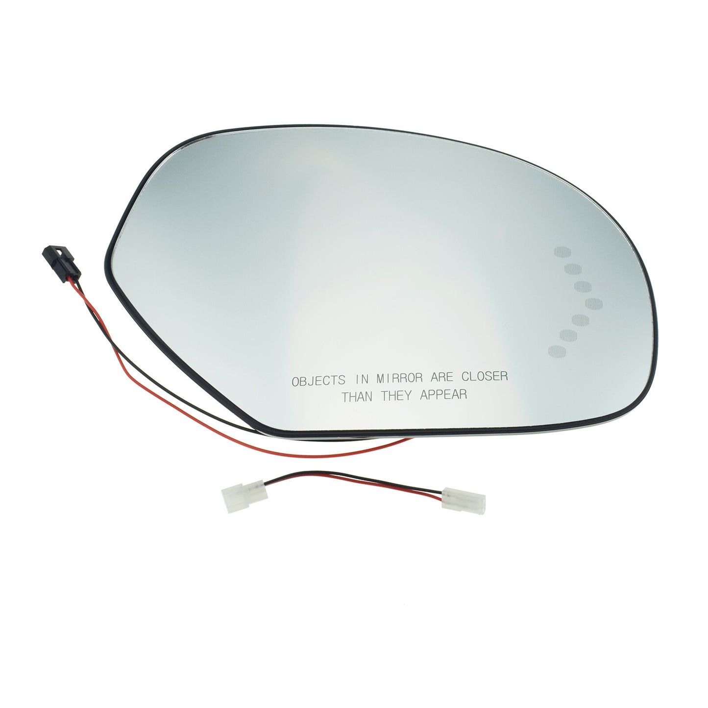 The right-side heated mirror glass signal applies to the 2007-13 for Chevrolet Silverado Tahoe for GMC .