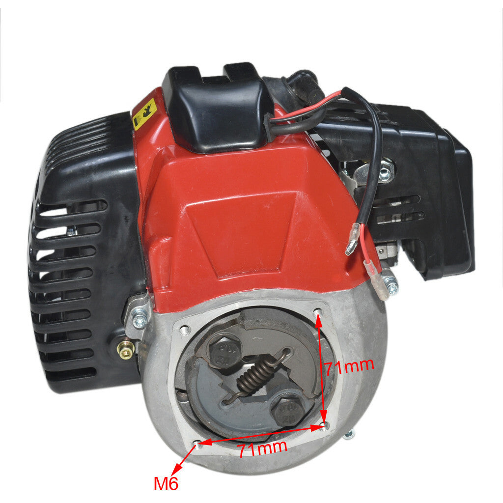 49cc 50cc 2 Stroke Engine Motor Gearbox Quad Mobility Scooter Dirt Bike Chopper