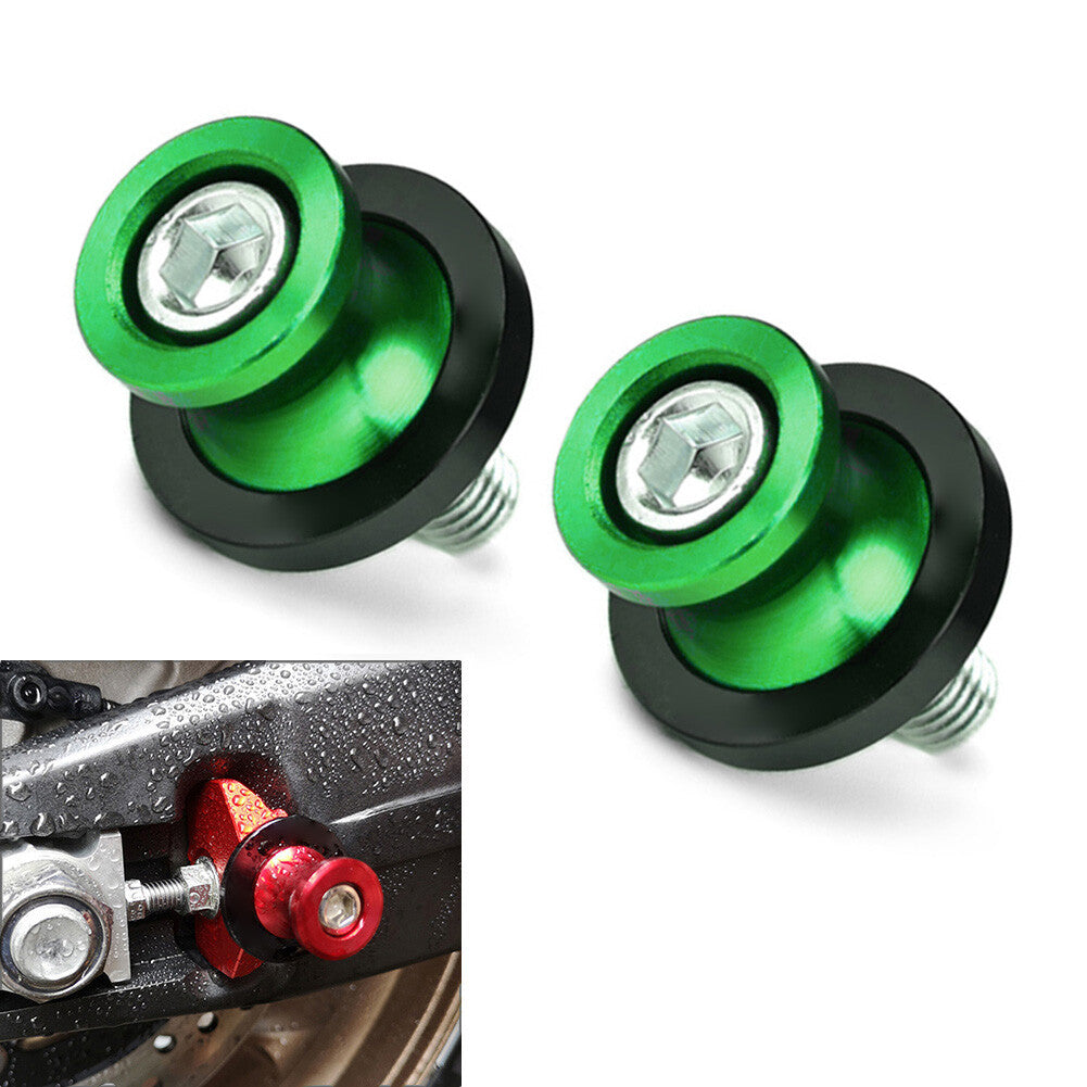 Schwingenspulen Slider Stand Schraube 8MM f¨¹r for HONDA CBR 600 900 1000RR Paar Gr¨¹n