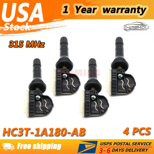 New 4P HC3T-1A180-AB TIRE PRESSURE SENSOR TPMS for FORD F-250 SUPER DUTY FUSION