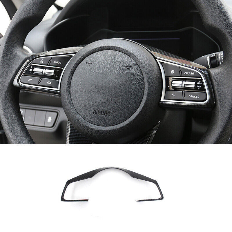 for Kia Forte 19-23 Carbon Fiber ABS Full Set Interior Decor Cover Kit Trim 18x