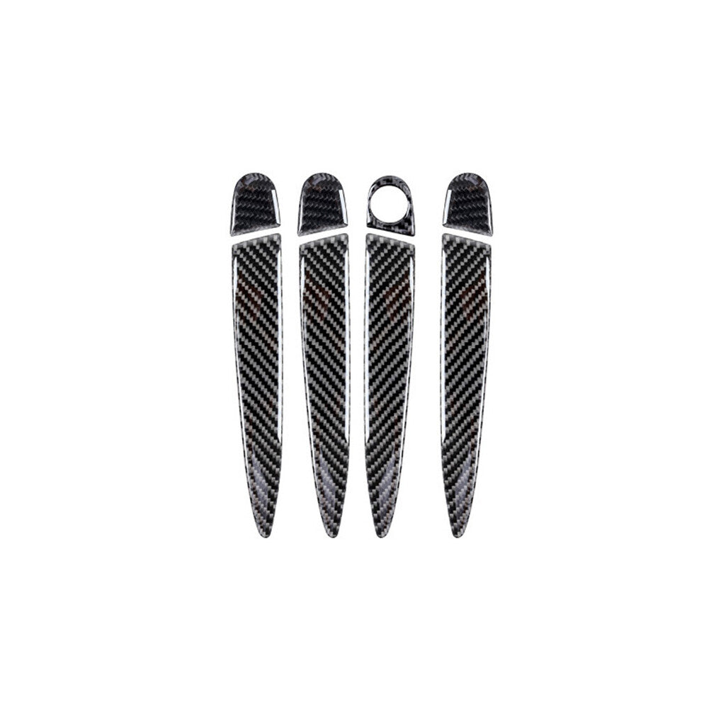 8 x carbon fiber door bowl handle cover for BMW X5 E70 X6 E71 2008-2013