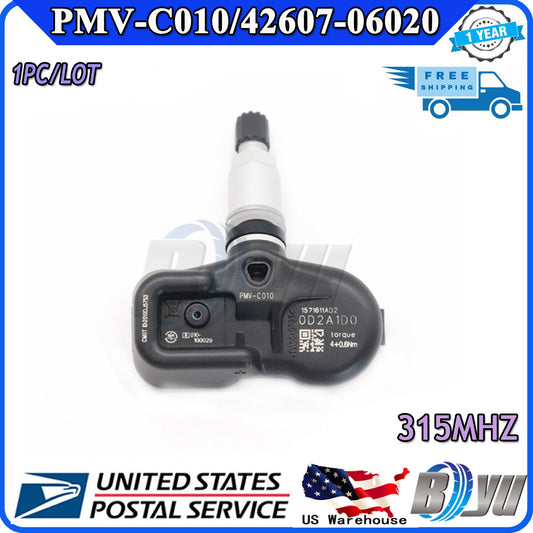 The all-new PMV-C010 1-piece Tire Pressure Sensor (TPMS) is suitable for Toyota for Camry , for Corolla , for Lexus , and for Scion .