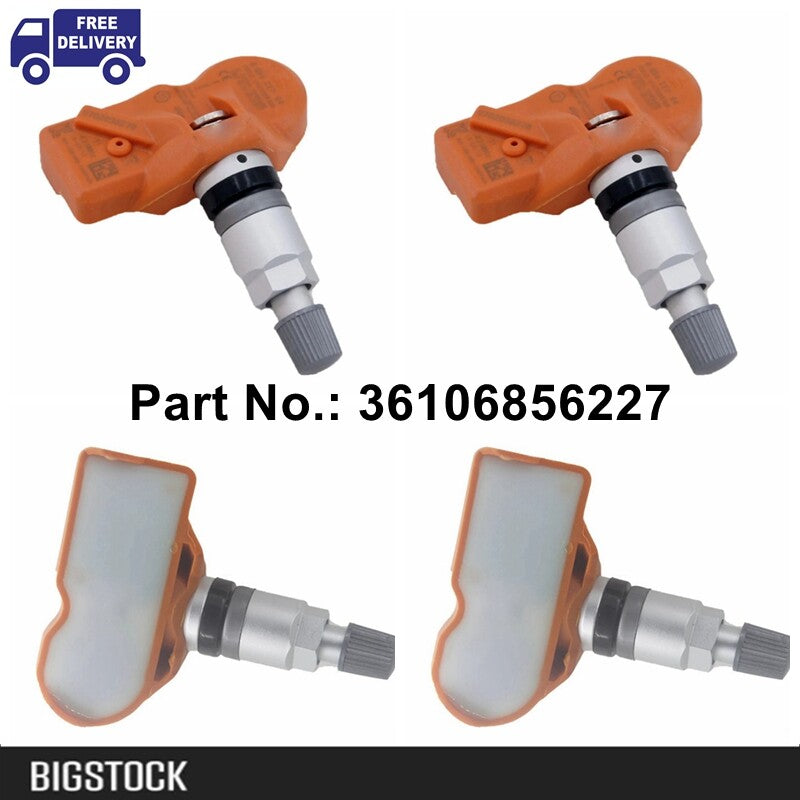4PCS TPMS Tire Pressure Sensor 36106856227 433Mhz Fit For B M W for Mini Rolls Royce