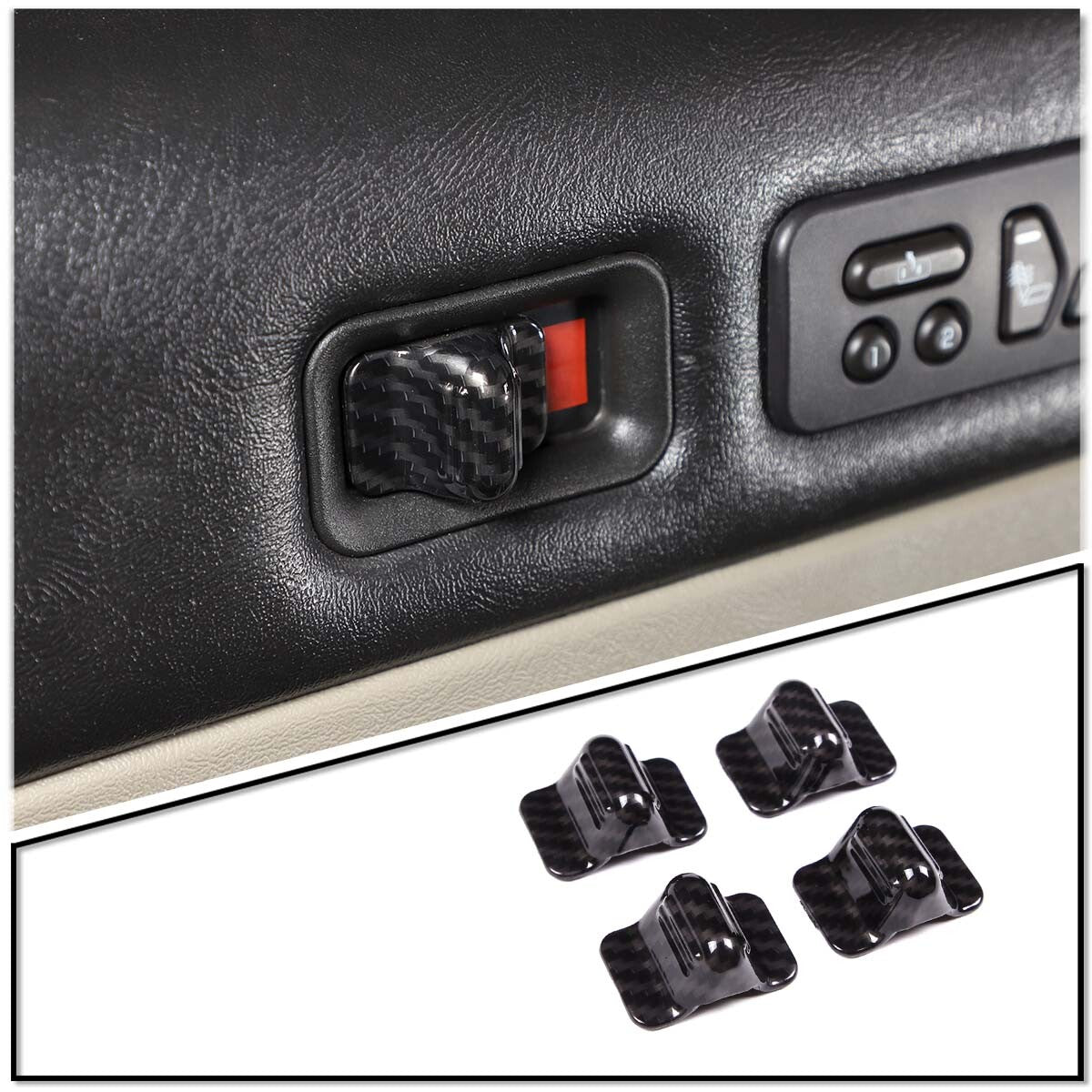 8-piece ABS carbon fiber interior trim kit suitable for Toyota 86/ for Subaru BRZ 12-20