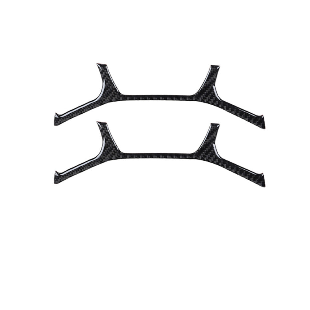 2Pcs Carbon Fiber for Seat Head Cover Trim Strip for Toyota Supra A90 2019-2022