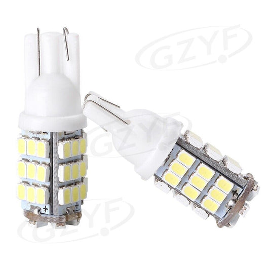 Car LED Backup Reverse Lights Bulbs Lamp Set 12V T10 168 Xenon 6000K White