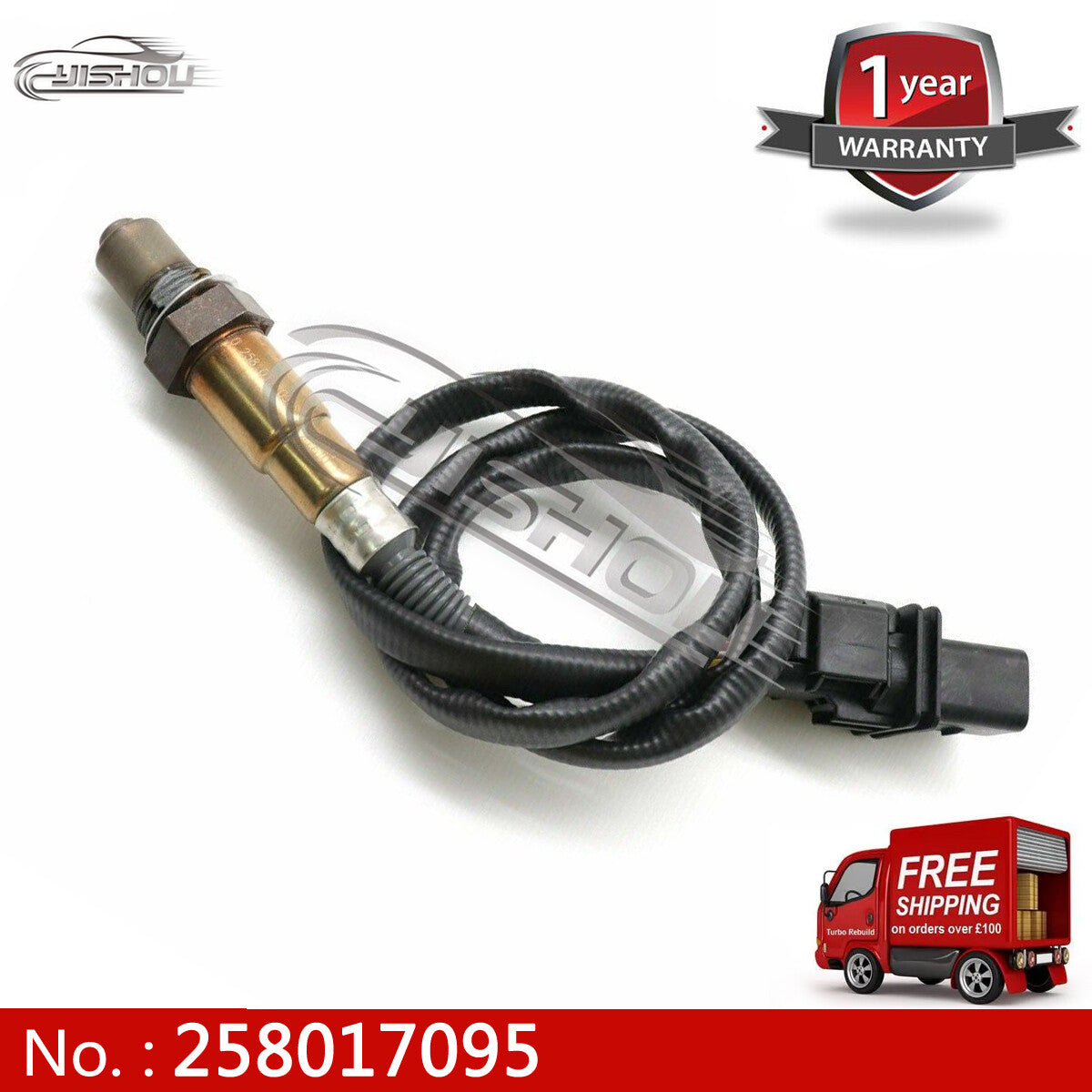Oxygen sensor 0258017095, compatible with 2005-2012 for Chrysler 300C Touring 3.0 CRD, new.